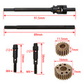 #45 Steel Scx10 Nylon Axle Front And Rear Universal CVD Gear