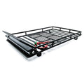 Luggage Carrier Roof Rack with LED Light Bar for Axial SCX10