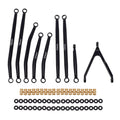 Black Suspension Links Steering Rod Tie for SCX24 JEEP Gladiator 