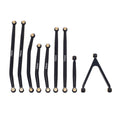 Black Suspension Links Steering Rod Tie for SCX24 JEEP Gladiator