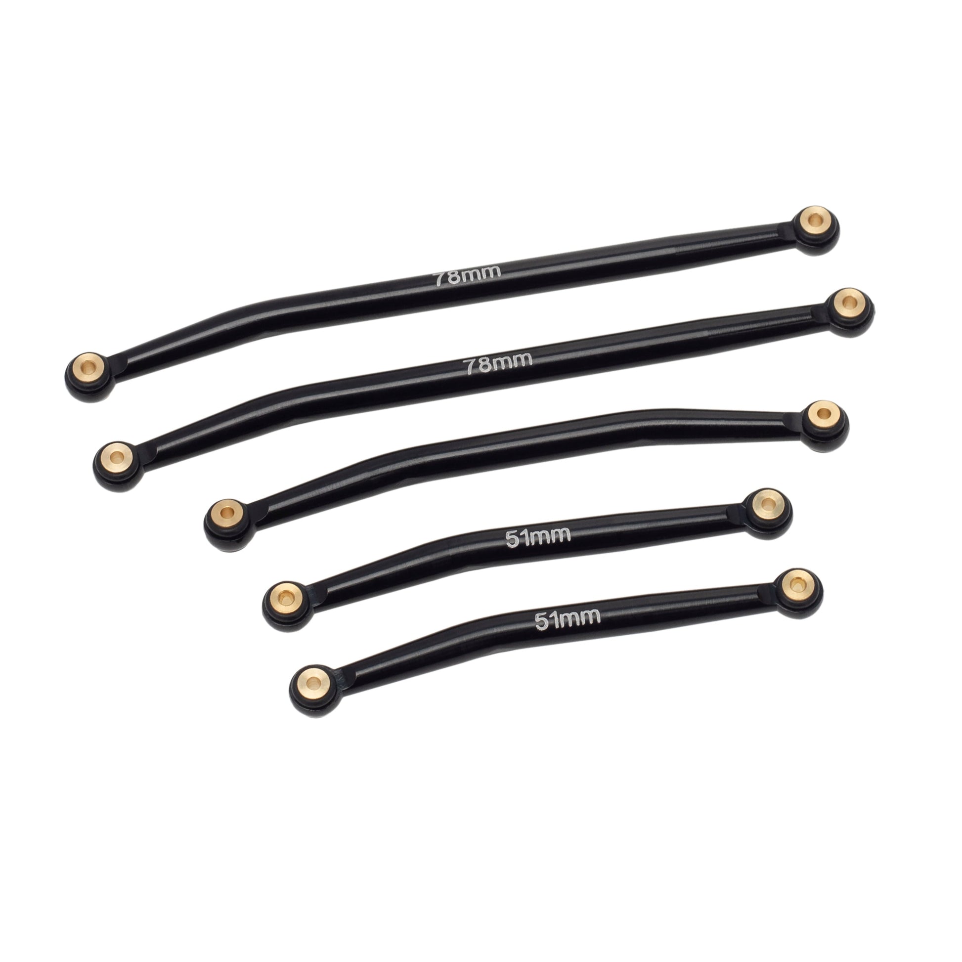 Black Suspension Links for SCX24 JEEP Gladiator