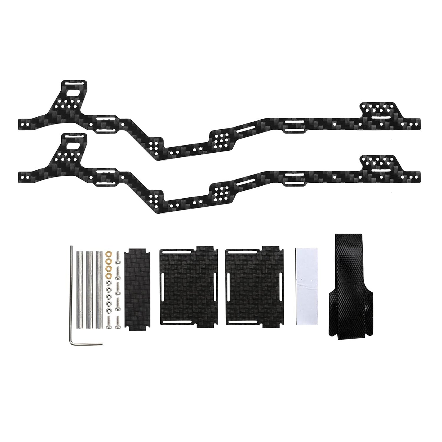 LCG Carbon Fiber Chassis Kit for for Axial SCX24 Gladiator