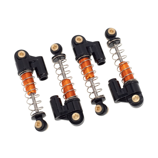 Aluminum Shocks for Axial SCX24 Orange