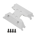 Silver Aluminum Chassis Skid Plate for AXIAL 1/18 UTB18 Capra TRAIL BUGGY