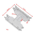 Silver Aluminum Chassis Skid Plate size for AXIAL 1/18 UTB18 Capra TRAIL BUGGY