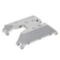 Silver Aluminum Chassis Skid Plate for AXIAL 1/18 UTB18 Capra TRAIL BUGGY