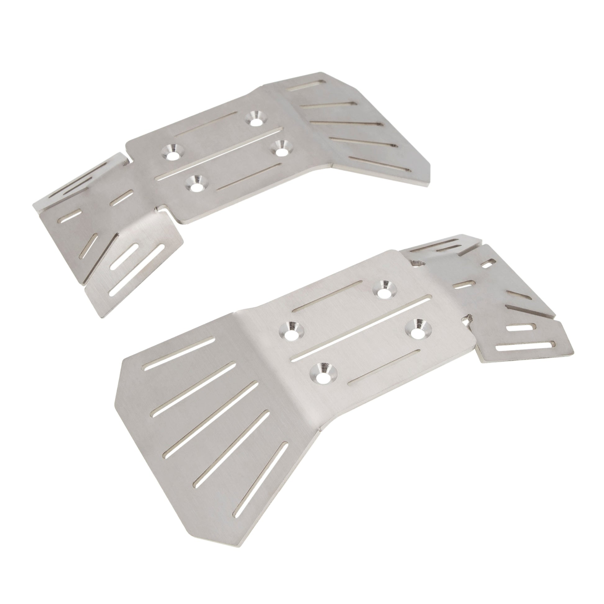  Stainless Steel Chassis Armor Skid Plate for 1/10 Traxxas MAXX SLASH