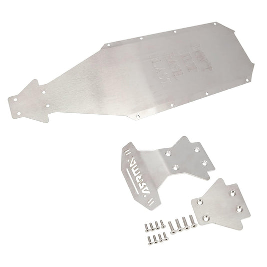 Stainless Steel Chassis Armor Kit for ARRMA Kraton