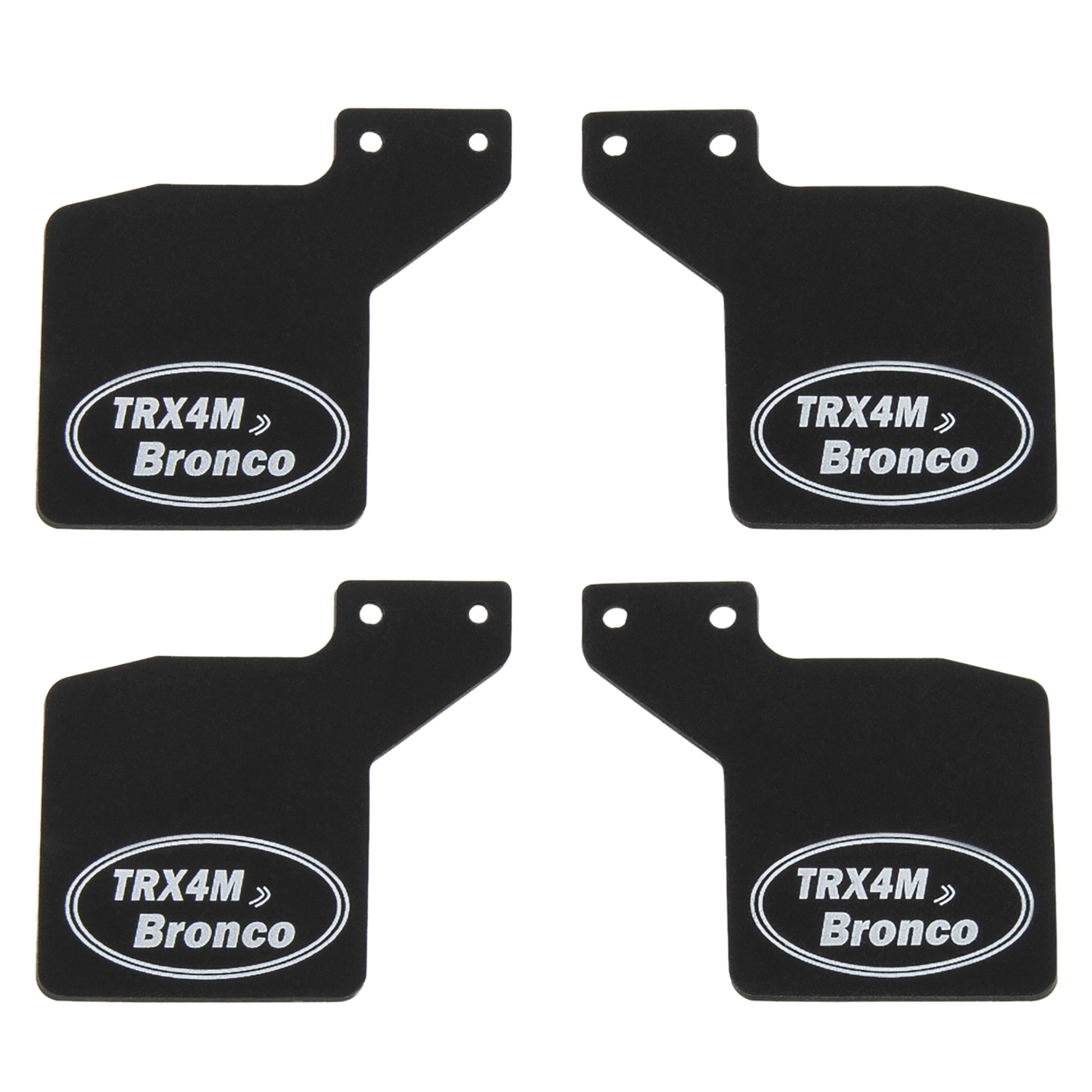 Front & Rear Mud Flaps Rubber Fender For TRX4M Bronco