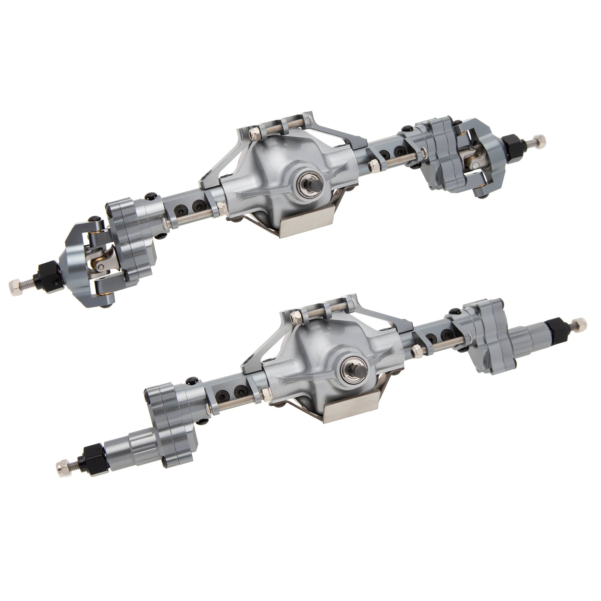 Titanium SCX10 Front & Rear Portal Axles