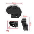 Black Aluminum Transmission Housing for UTB18 Capra TRAIL BUGGY