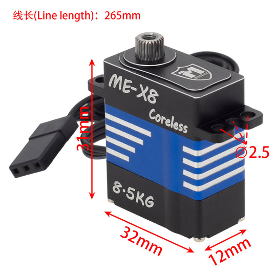 RC Micro Servo 8.5KG with High Torque for SCX24 TRX4M 