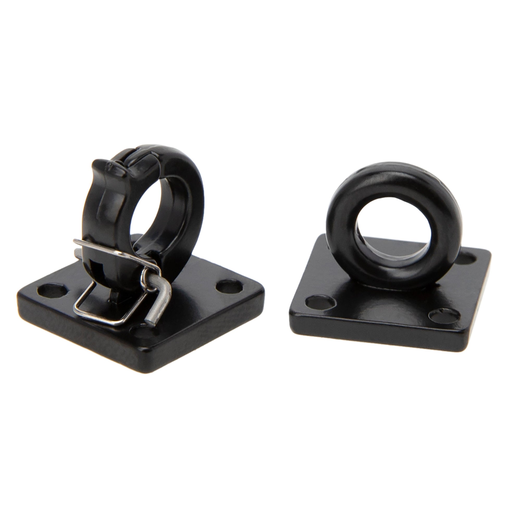 Black Metal Rescue Buckle Simulation Tow Hook for 1/10 RC Car