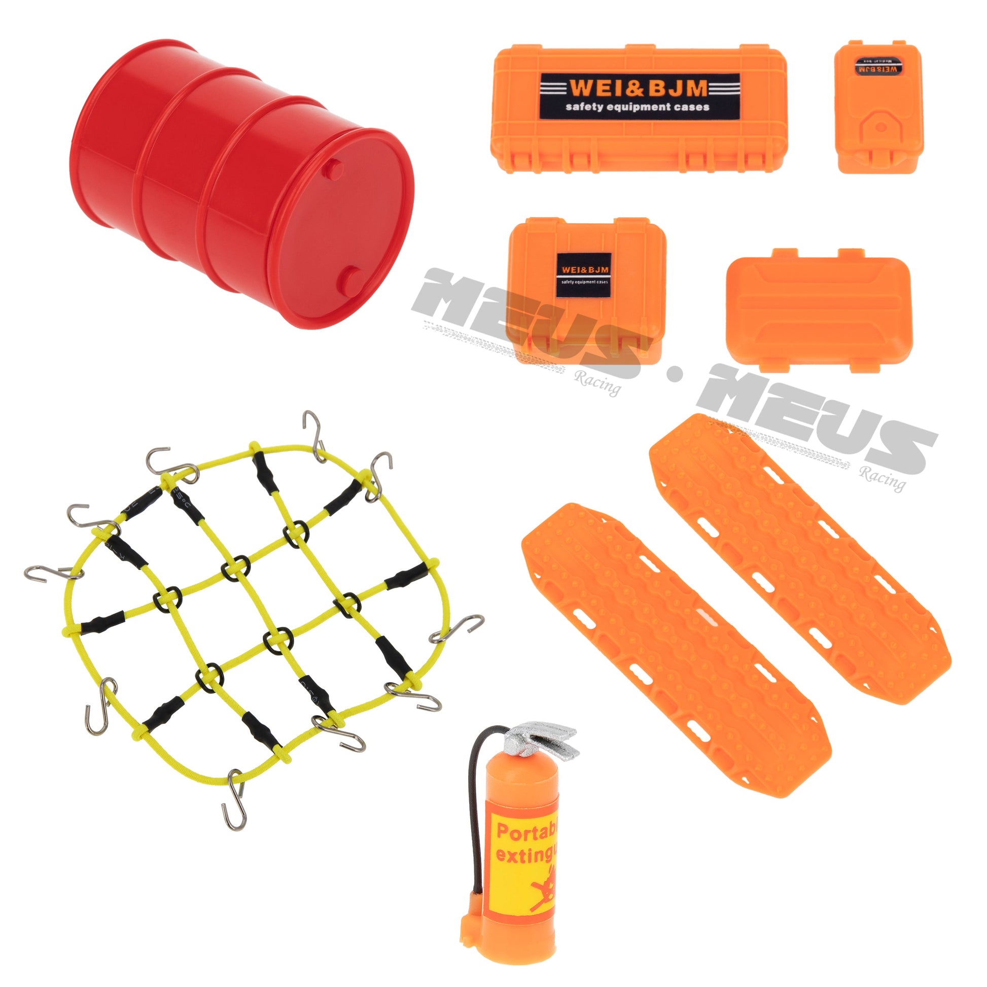 Orange RC Car Decoration Parts