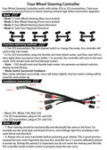 Four-wheel steering control cable for TRX4M