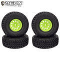 Plastic Beadlock Wheels/Rubber Tires for TRX4 Axial SCX10 SCX10 II SCX10 III