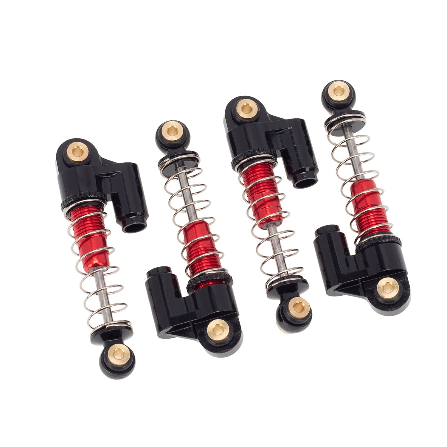 Aluminum Shocks for Axial SCX24 Red