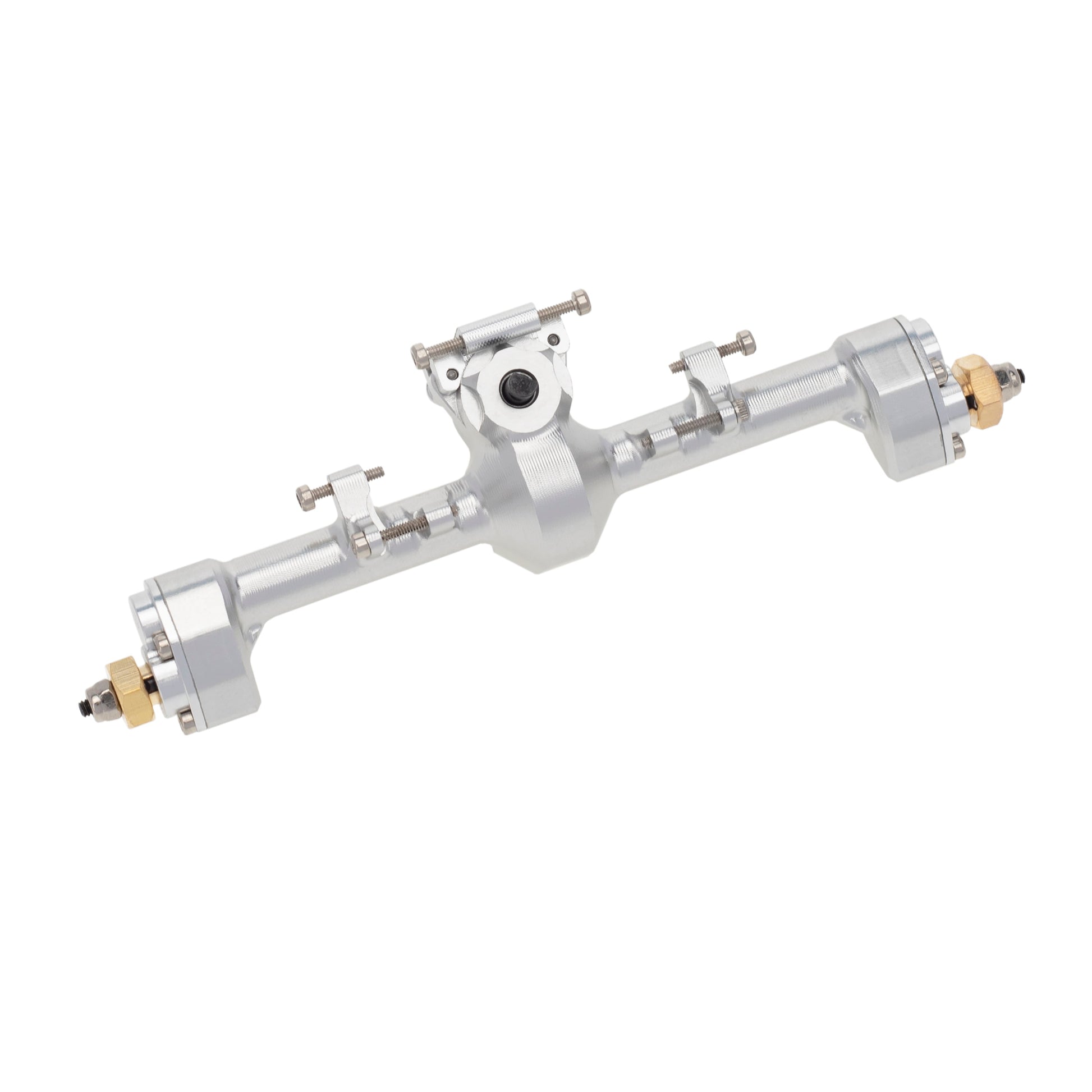 Silver SCX24 Aluminum Alloy Rear Portal Axle