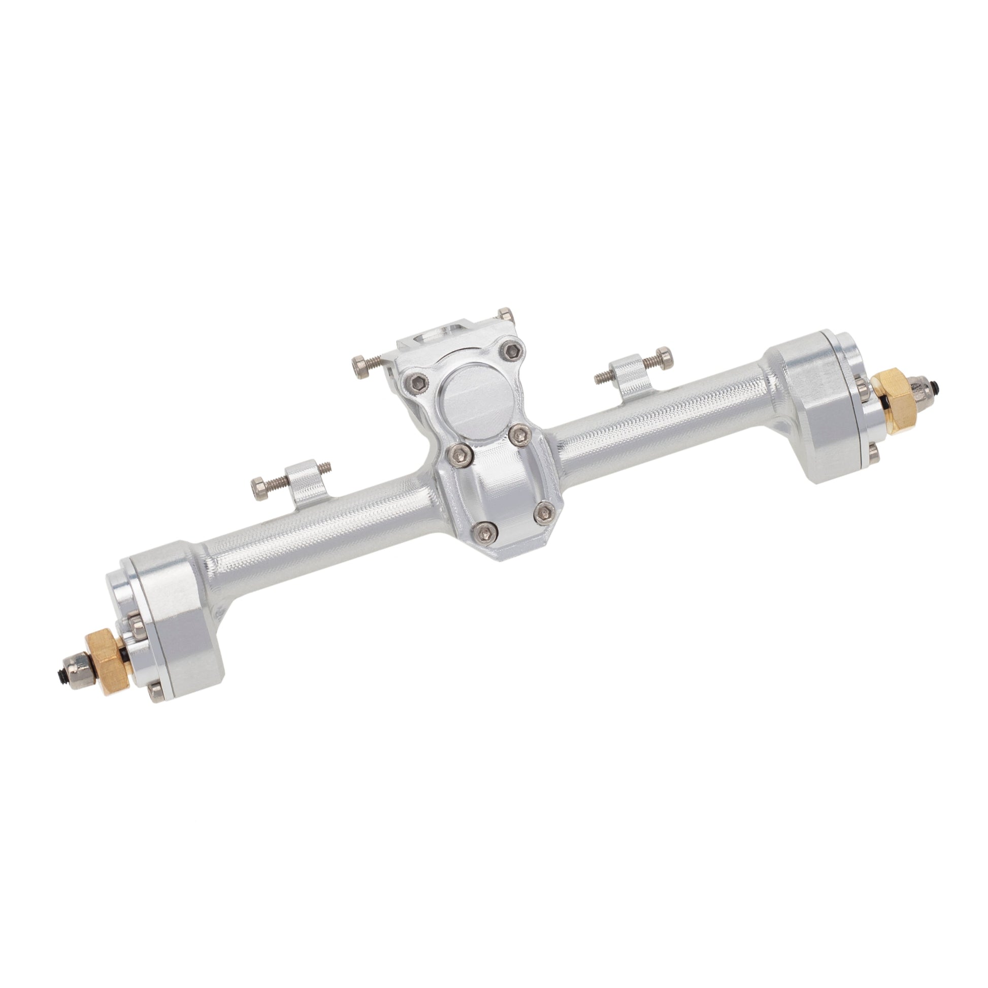 Silver SCX24 Aluminum Alloy Rear Portal Axle